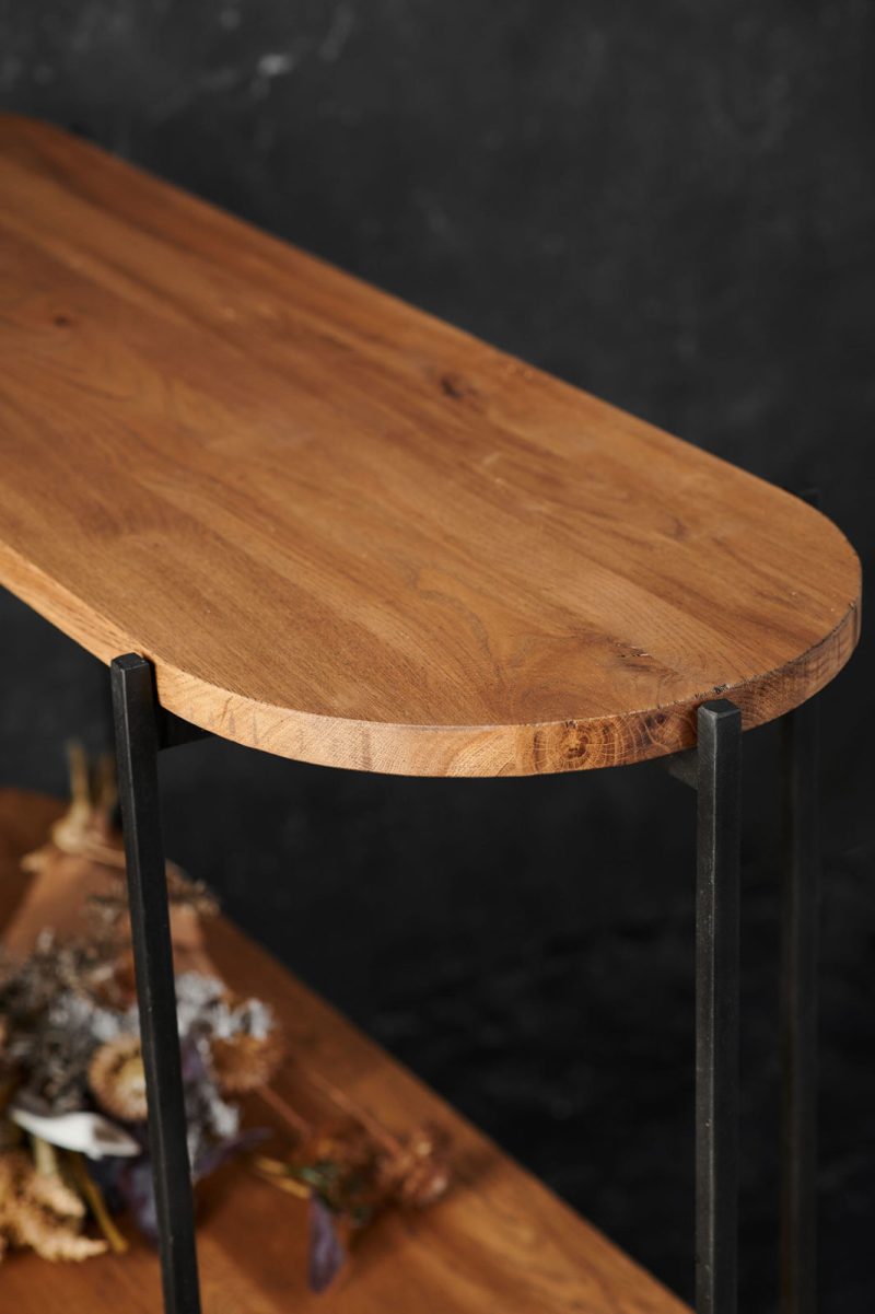 "konsola DOBLO - meble drewniane na wymiar - loftowe, industrialne, skandynawskie”