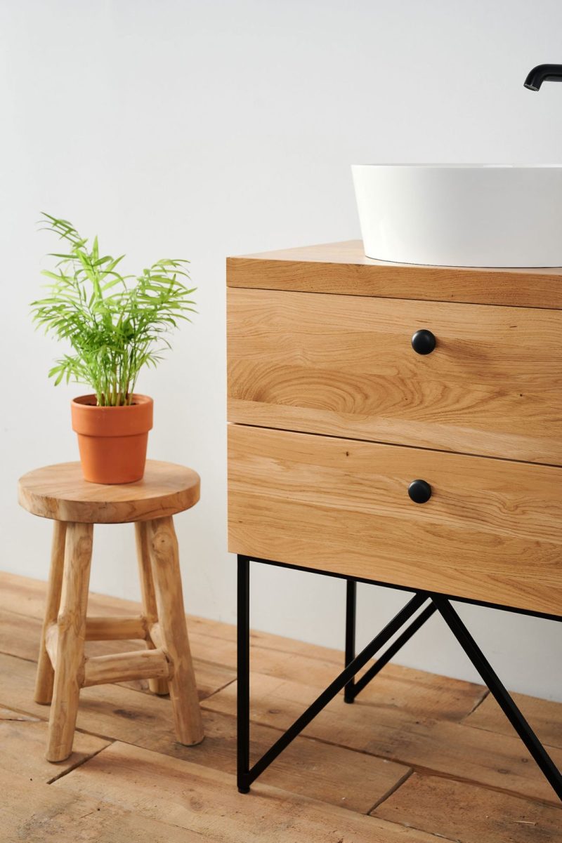 "szafka PURO - meble drewniane na wymiar - loftowe, industrialne, skandynawskie”