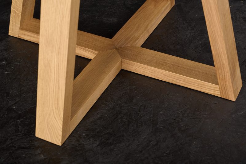 "stół okrągły NUDO - meble drewniane na wymiar - loftowe, industrialne, skandynawskie”
