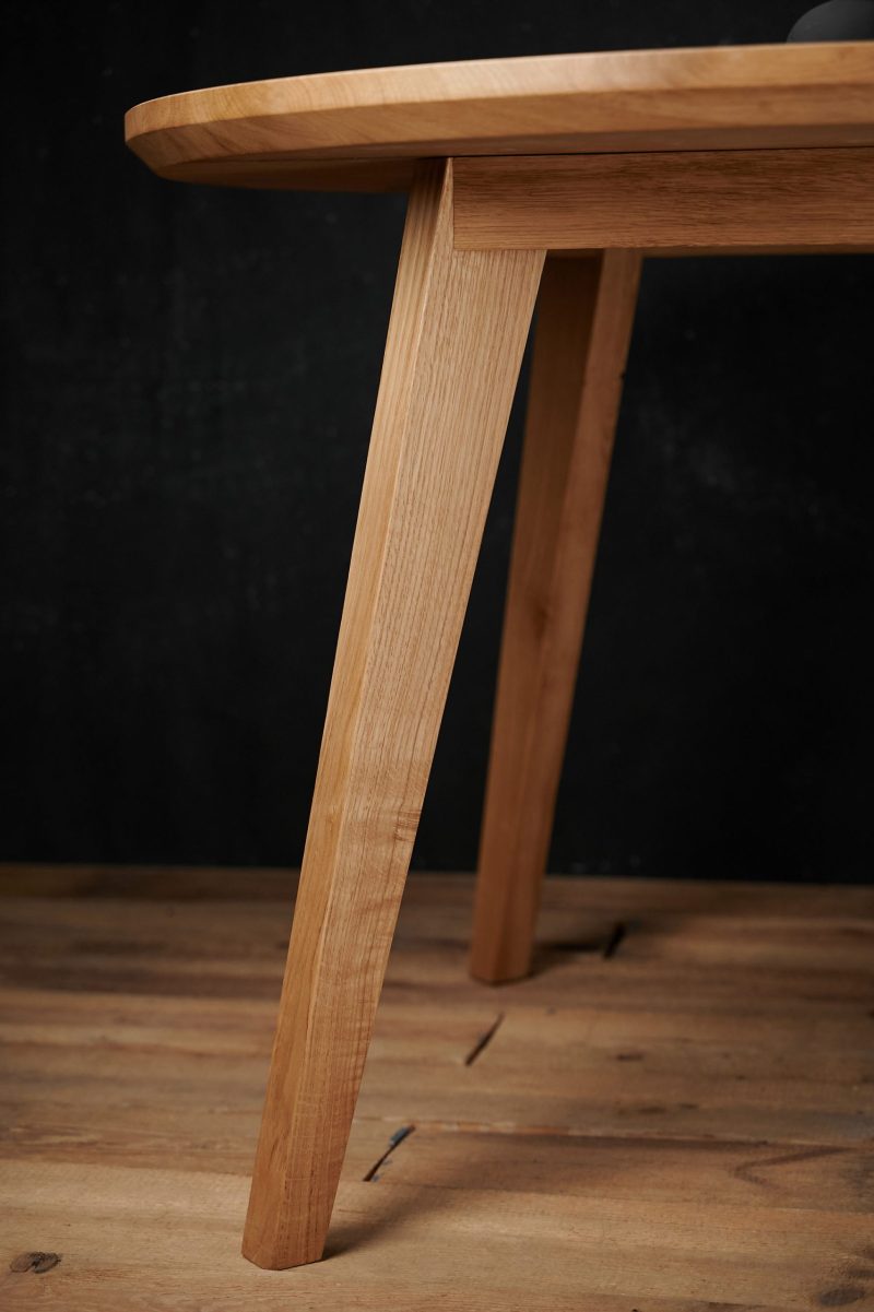 "stół okrągły CRUDO - meble drewniane na wymiar - loftowe, industrialne, skandynawskie”