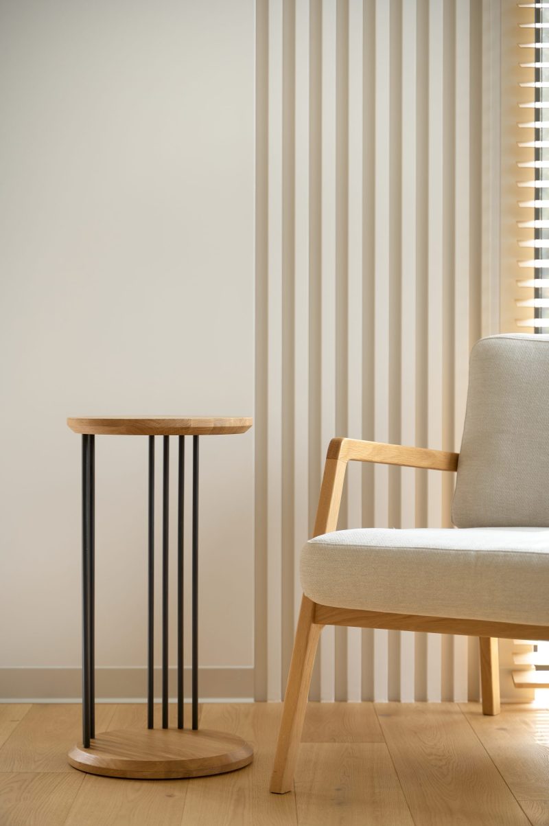 "stolik pomocnik FLANCO - meble drewniane na wymiar - loftowe, industrialne, skandynawskie”